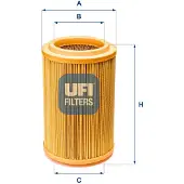 Ufi 27.E34.00 Luftfilter für KIA BONGO Pritsche/Fahrgestell