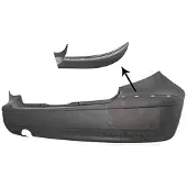 VAN WEZEL Stoßfänger 3017546 hinten für Mercedes