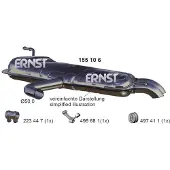 ERNST Endschalldämpfer 155106