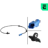 OPTIMAL ABS Sensor Raddrehzahl Hinten passend für PEUGEOT 207 (WA, WC) 06-S551