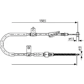 Bosch Seilzug, Feststellbremse 1 987 482 257