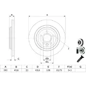 Bosch Bremsscheibe 0 986 479 E85