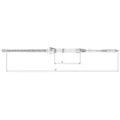 Textar Seilzug, Feststellbremse 44004300