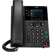 HP VVX 250 - VoIP-Telefon - dreiweg Anruffunktion - SIP, RTP, SRTP, SDP - 4 Leitungen - Schwarz
