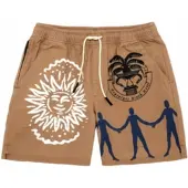 OAS Kurze Hose Helios Canvas Shorts Herren Brown-L