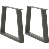 vidaXL Couchtischbeine V-Form 2 Stück Anthrazit 70x(42-43,3) cm Stahl