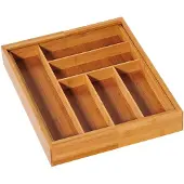 Kesper Besteckkasten, (1 St.), ausziehbar, Bambus