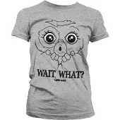 Hybris Shirt "Wait. What? Girly Tee" in Grau | Gr.: M