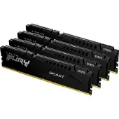 Kingston FURY Beast - DDR5 - Kit - 128 GB: 4 x 32 GB - DIMM 288-PIN - 5600 MHz / PC5-44800 - CL40 - 1.25 V - ungepuffert - on-die ECC - Schwarz