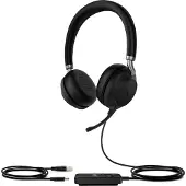 Yealink UH38 Dual Teams, Verkabelt & Kabellos, 20 - 20000 Hz, Anrufe/Musik, 180 g, Kopfhörer, Schwarz