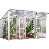Pergart Vitavia, Gewächshaus "Aura 11500", weiß, 11,5 m², 10 mm HKP