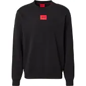 HUGO Sweatshirt aus Baumwoll-Terry mit Logo-Label Grösse S