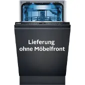 Siemens iQ500 SR65ZX22ME, Voll integriert, Single (45 cm breit), Graphit, Schwarz, Tasten, TFT