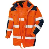 TeXXor Herren Warnjacke Winter TORONTO orange Grösse M