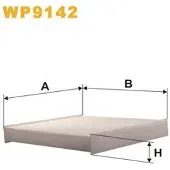 WIX FILTERS Filter, Innenraumluft WP9142