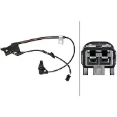 Hella Sensor Raddrehzahl 2-polig Hallsensor 780 mm Kabel für TOYOTA HIGHLANDER