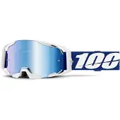 100% MX-Brille Goggle ARmatic - Mirror Lens, blau