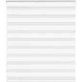vidaXL Doppelrollo Weiß 120x150 cm Stoffbreite 115,9 cm Polyester