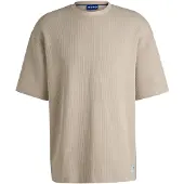 HUGO Nuwaffle 10268873 Blue Kurzarm-t-shirt