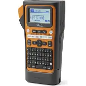 Brother Etikettendrucker P-Touch PT-E310BTVP, monochromer Thermotransferdruck, 180 x 128 dpi, 20 mm/s, Bluetooth/USB, inkl. Zubehör, orange-schwarz