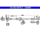 Ate Bremsschlauch 24.5283-0470.3