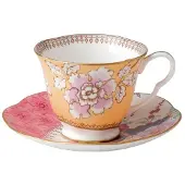 Wedgwood 'Butterfly Bloom' Teetasse Gelb 2-tlg. Butterfly Bloom 5C107800045
