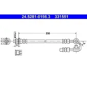 Ate Bremsschlauch 24.5281-0198.3
