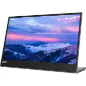 Lenovo L15 Monitor, 39,6 cm (15.6"), 1920 x 1080 Pixel, Full HD, LED, 14 ms, Schwarz, Grau
