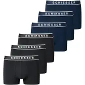 Schiesser Boxershorts "Boxershort 3PACK Shorts 6er Pack"