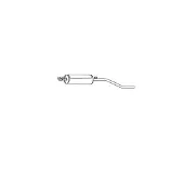 Hella Endschalldämpfer Easy2Fit PARTNERED with Faurecia 8LD 366 033-041