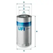 Ufi Kraftstofffilter 24.062.00 Anschraubfilter