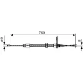 Bosch Seilzug, Feststellbremse 1 987 482 022