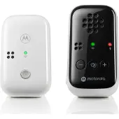Motorola BabyPhone PIP10 - 230V - Tragbare Elterneinheit - 300 Meter Reichweite - Inkl. 2 Netzteile - Kunststoff - Weiß