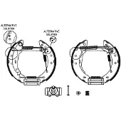 Hella Bremsbackensatz Shoe Kit Pro 8DB 355 004-431