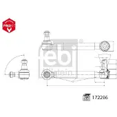 FEBI BILSTEIN Bilstein Stange/Strebe, Stabilisator ProKit 172296