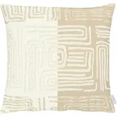 Apelt Dekokissen "Mino", beige, B:48cm L:48cm, Obermaterial: 75% Polyester, 15% Baumwolle, 10% Viskose. Füllung: 100% Polyester, Dekokissen_Sitzkissen_Kissenhüllen, Dekokissen