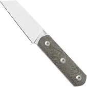 Straight Line Erny ER-GC Green Canvas Micarta, Fahrtenmesser
