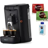 Philips Senseo Maestro Kaffee Pad Maschine, Kaffeestärkewahl, Memo Funktion, 1.2 L Wasserbehälter, Schwarz (CSA260/60)