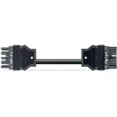 Wago 771-8985/007-303 konfektionierte Verbindungsleitung,Eca,Buchse Stecker,dunkelgrau 7718985007303