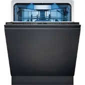 Siemens iQ700 SX87TX02CE, Voll integriert, Standardgröße (60 cm), Schwarz, Berührung, Edelstahl, 14 Maßgedecke