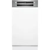 Bosch Serie 4 SPI4HMS49E, Halb integriert, Single (45 cm breit), Schwarz, Edelstahl, Tasten, 1,75 m, 1,65 m