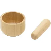 Pebbly Mörser mit Stößel Naturel