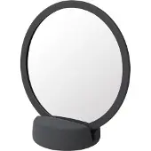 Blomus SONO Kosmetikspiegel, Schminkspiegel, Badezimmerspiegel, Keramik, Silikon, magnet, 69160