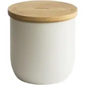 Pebbly Vorratsdose Rund Holz Kaffee Beige 1,2L