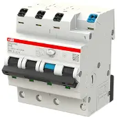ABB DSX203NCB16A30 FI/LS-Schalter 6kA, 3P+N, Typ A, B 16, 30mA FlexLine Push-in Technologie 2CSR256192R1165