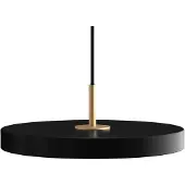 UMAGE Design Hängelampe Asteria Plus Mini, dimmbar, schwarz, für Wohn- / Esszimmer, Metall, Design, Pendelleuchte