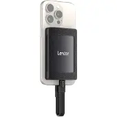 Lexar SL500, 4 TB, USB Typ-C, USB 3.2 Gen 2x2, 2000 MB/s, Schwarz