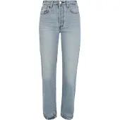 Levi's für Damen. 72693-0219 Ribcage gerade Knöcheljeans blau (28/29), Lässig, Baumwolle, Denim