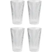 Stelton – Pilastro Trinkglas – 4er-Set – 0,35 L