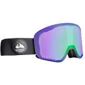 Snowleader - Skibrille - Moon Mixed Black Goggle Blue - schwarz